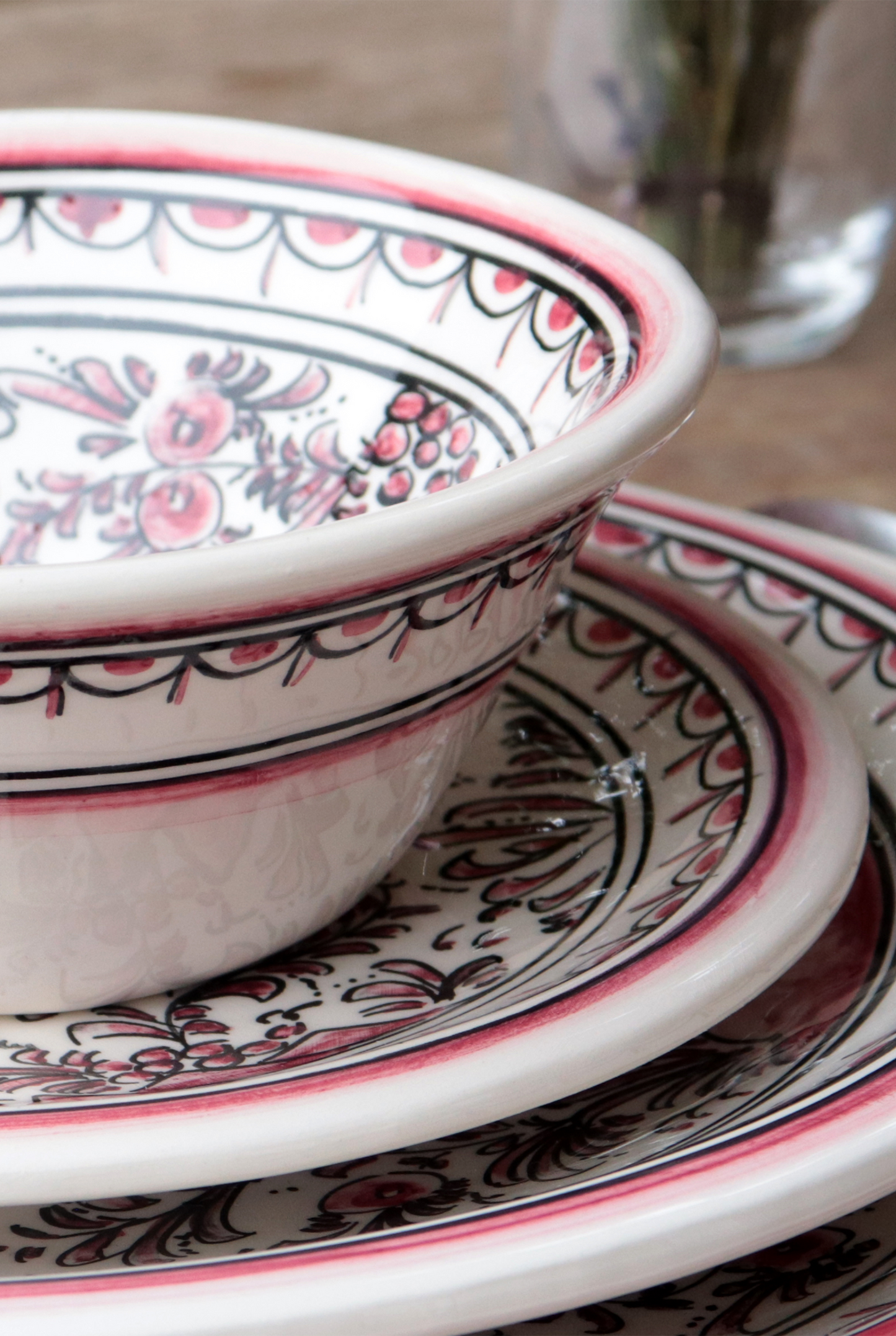 Rouge Pink Bird Bowl M