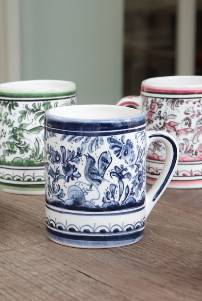 Indigo Blue Bird Mug