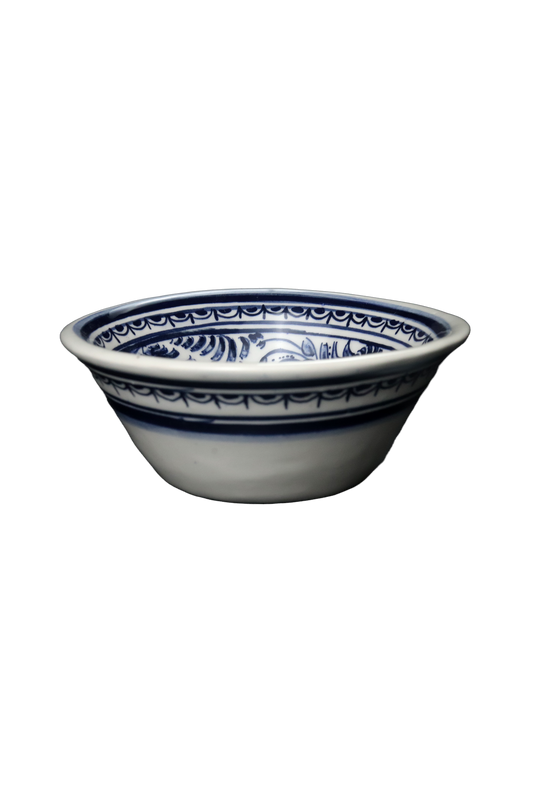 Indigo Blue Bird Bowl M