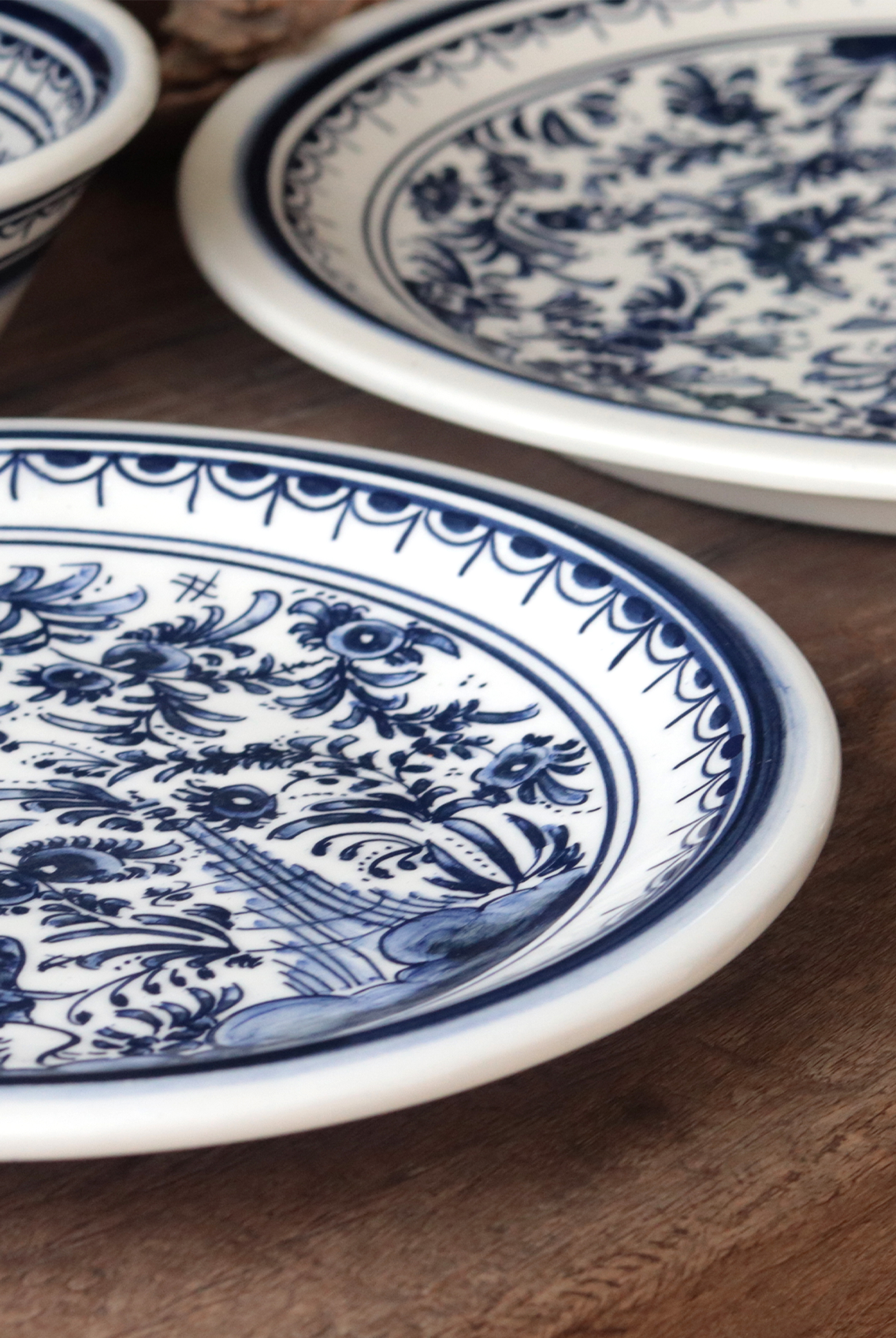 Indigo Blue Bird Plate S