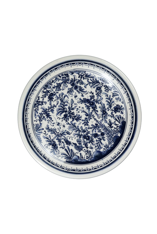 Indigo Blue Bird Plate L