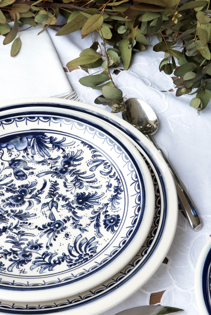 Indigo Blue Bird Plate L