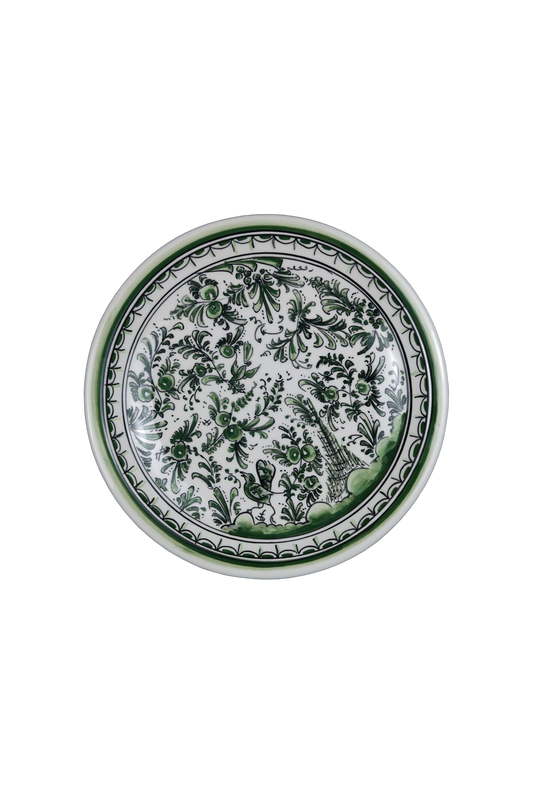 Pine Green Bird Plate M