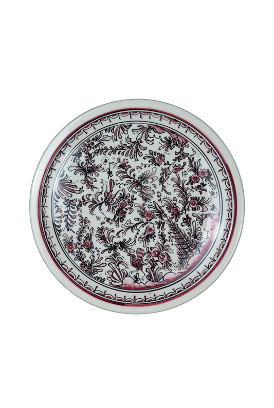 Rouge Pink Bird Plate L