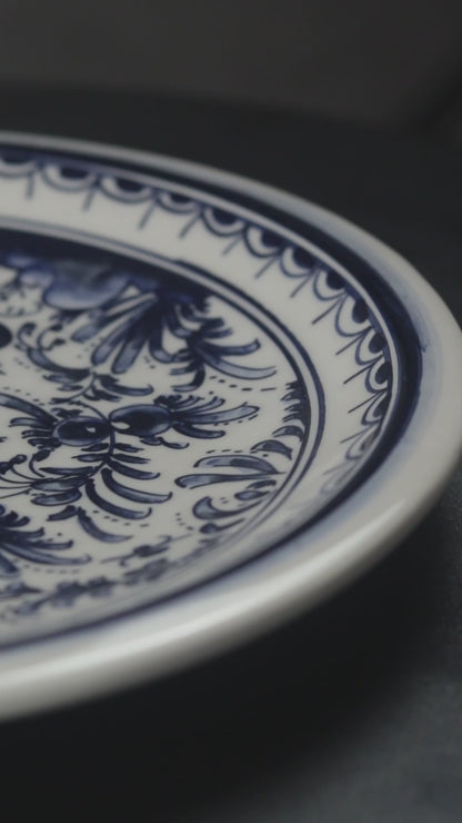 Indigo Blue Bird Plate L