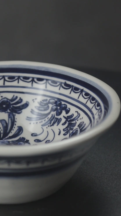 Indigo Blue Bird Bowl M