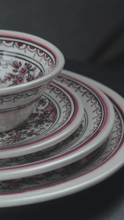 Rouge Pink Bird Plate S