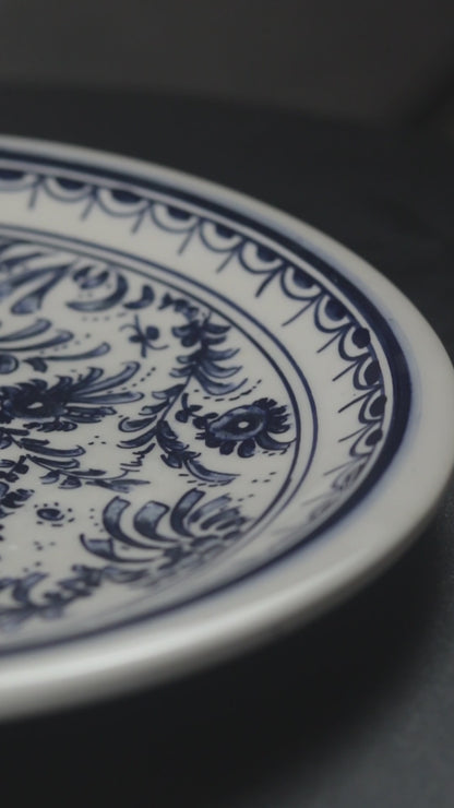 Indigo Blue Bird Plate M