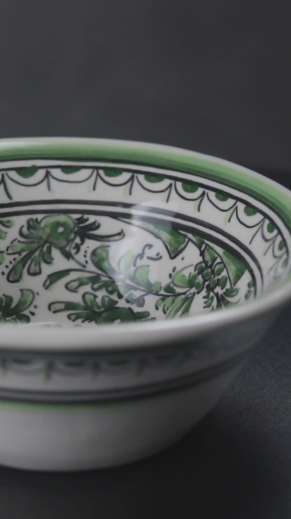 Pine Green Bird Bowl M