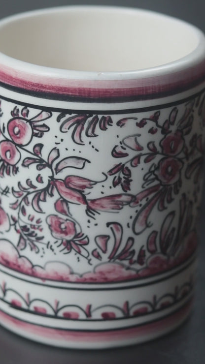 Rouge Pink Bird Mug